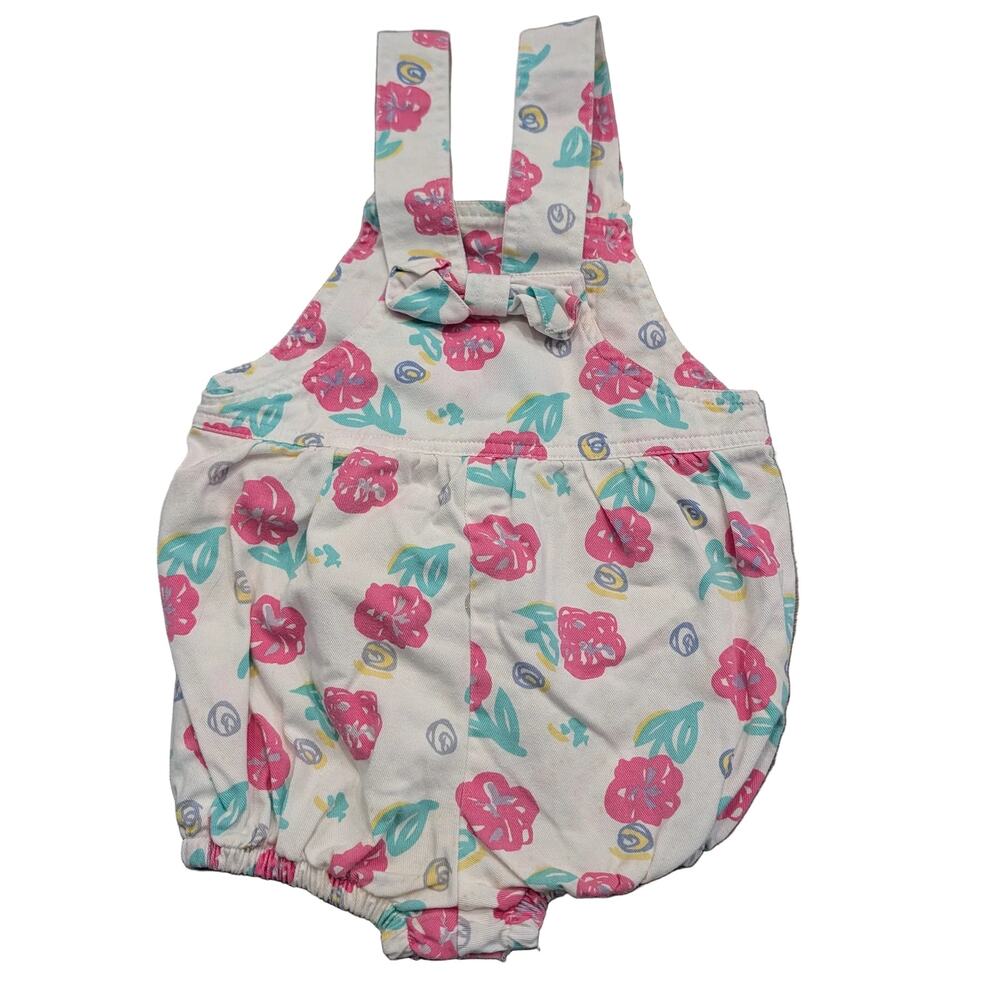 90's Youth Baby AOP Flower Summer Romper - Picture 2 of 6